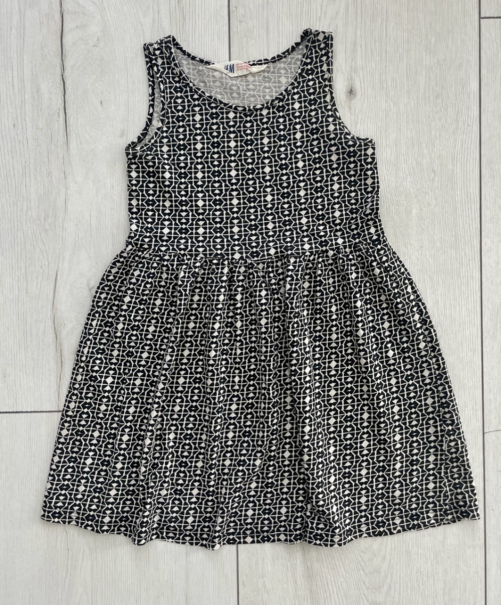 H&M mintás kislány ruha - 110-116